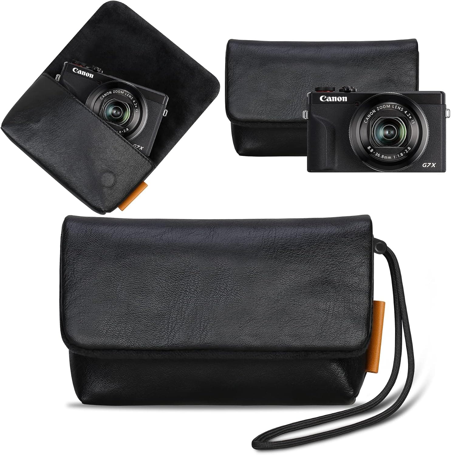 Lacdo Futerał na Aparat Fotograficzny do Canon PowerShot G7 X Mark III / G7X Mark II Digital… product image