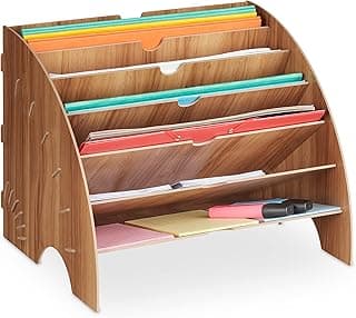 Document Tray, 6 Shelves, DIN A4, H x W x D: 27 x 34 x 27 cm, Office & School, Office… product image