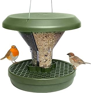SWISSINNO Hanging Bird Feeder - Davos Smart Birds - Bird Feeder with Crumb Tray - Feeding… product image