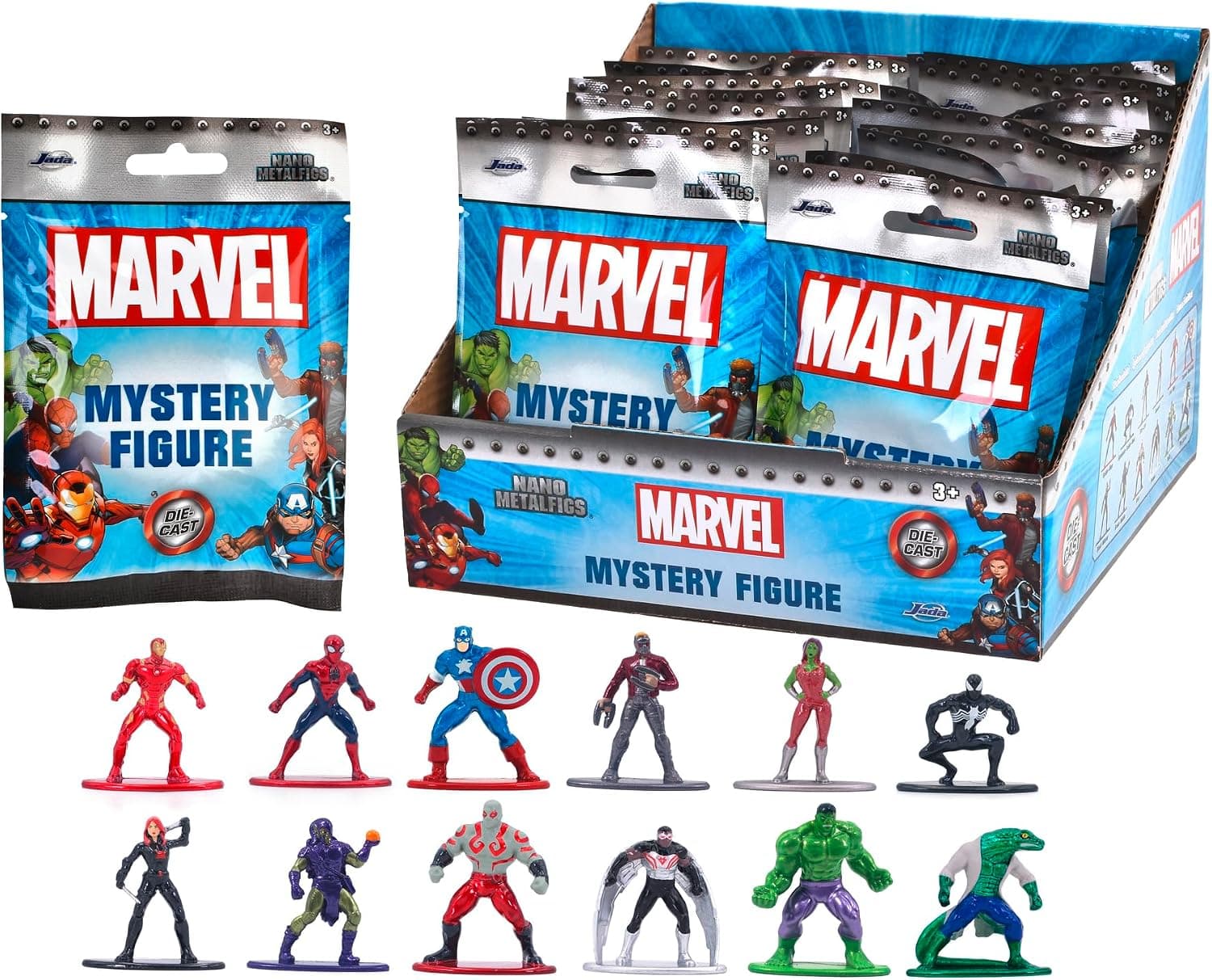Jada Toys 253221016 - Marvel Nanofiguren Blind Pack - Marvel Metall Sammlerfiguren im Blind… product image