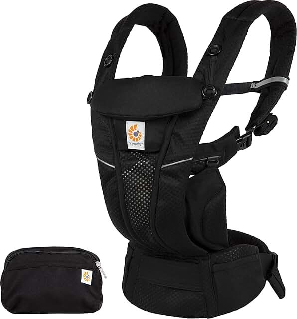 Ergobaby Omni Breeze Carrier for Newborns, from Birth to 20.4 kg, 4 Positions, SoftFlex Mesh,… product image
