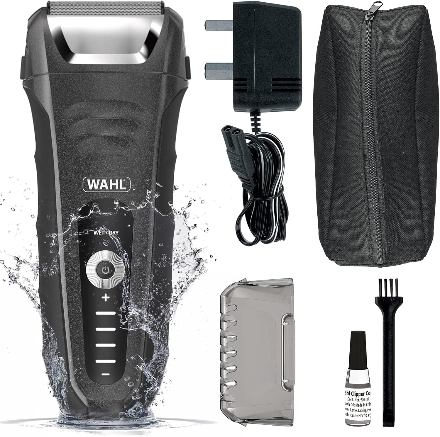 Wahl Lifeproof Plus Wet/Dry Men's Electric Shaver, Beard and Face Shaving, Flex Foil, Fully… product image