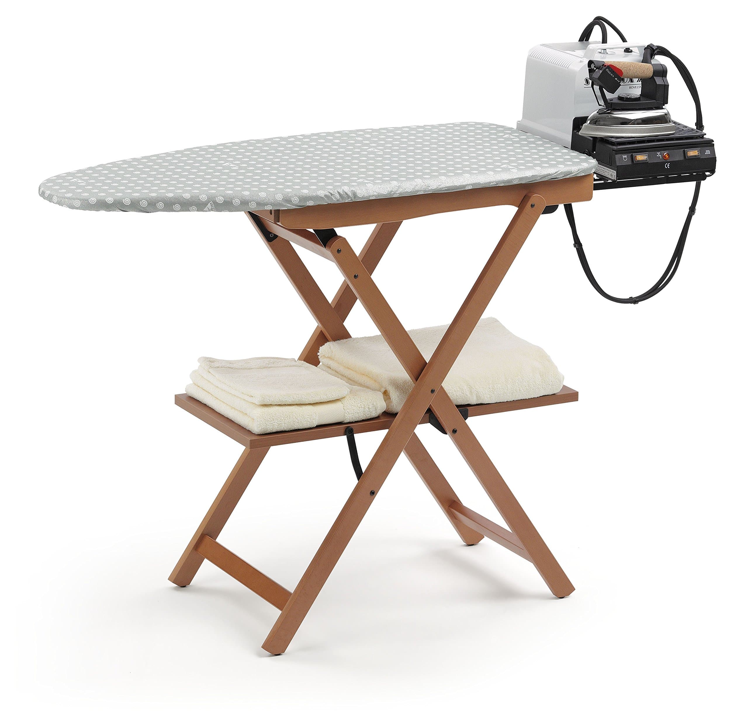 Arredamenti Italia AR_IT- 622 ASTIR Folding Ironing Board, Not Height Adjustable, Solid Beech… product image