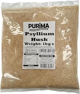 Psyllium Husk 1kg – 99% Purity Blond Whole Husks Flakes Bulk Soluble Natural Fibre for Baking… product image