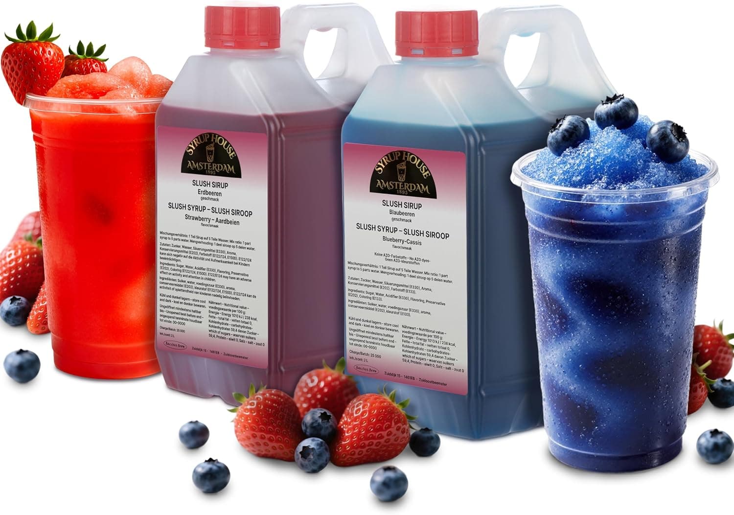Bacchus Brew 2×2L (1:5) Slush Syrup for Ninja Slushie & Slush Puppy Machine – Slushy Syrup… product image