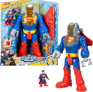 Fisher-Price Imaginext DC Super Friends einsetzbarer Superman mit Exo-Anzug als ca. 30 cm… product image