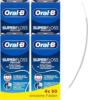 Oral B Superfloss Dental Floss, Removes Plaque & Tartar, Reinforced End or Fluffy Centre for… product image