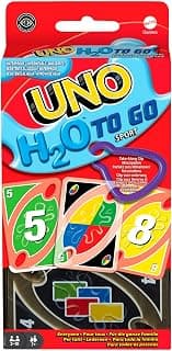 Mattel Games UNO H2O to Go Water resistant cards 2-10 players Ages 7+ | Cards game, to take to… product image