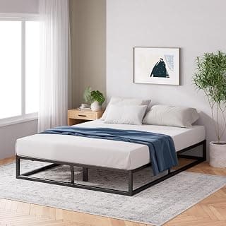 Joseph Bed 135 x 190 cm - Height 25 cm with Under Bed Storage - Metal Platform Bed Frame with… product image