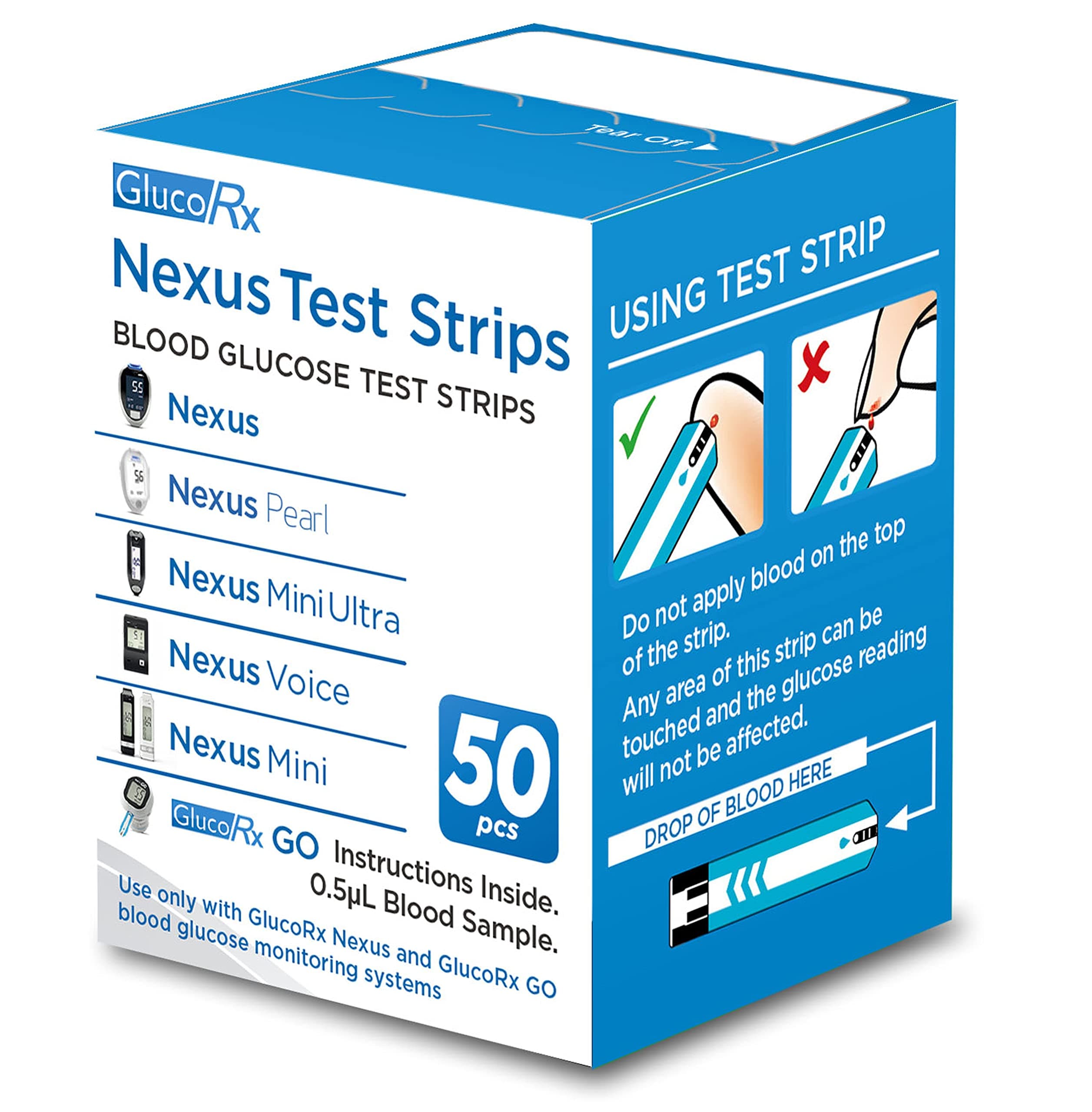 GlucoRx Nexus Test Strips product image