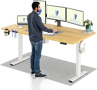 E1 Plus Electric Standing Desk Height Adjustable for Home Office | 80kg Load, 4 Memory Smart… product image