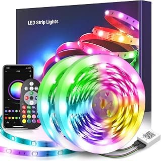 Nexillumi Led Strip Lights 30m, RGB Music Sync Color Changing Led Light with Smart App Control… product image