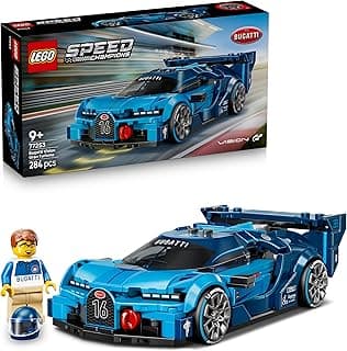 Speed Champions Bugatti Vision Gran Turismo Hypersports Car - Model Building with Collectible… product image