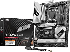 PRO B650-A WIFI Motherboard, ATX - Supports AMD Ryzen 9000/8000 / 7000 Series Processors, AM5… product image