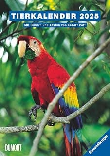 Ravensburger Animal Calendar 2025 Weekly Calendar, 21 x 29.7 cm, Calendar with 53 Animal… product image
