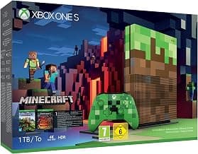 Microsoft Xbox One S Minecraft Limited Edition Bundle 1TB 1000GB Wi-Fi White Xbox One S… product image