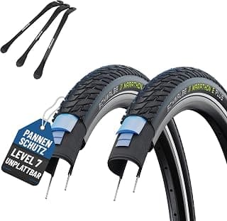 Schwalbe Marathon E Plus 28 & 27.5 Inch Tyres Set of 2 - Tubes Selectable | (ETRTO… product image
