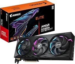 Gigabyte AORUS Radeon RX 9070 XT Elite 16G Grafikkarte - 16 GB GDDR6, 256 Bit, PCI-E 5.0, 3100… product image