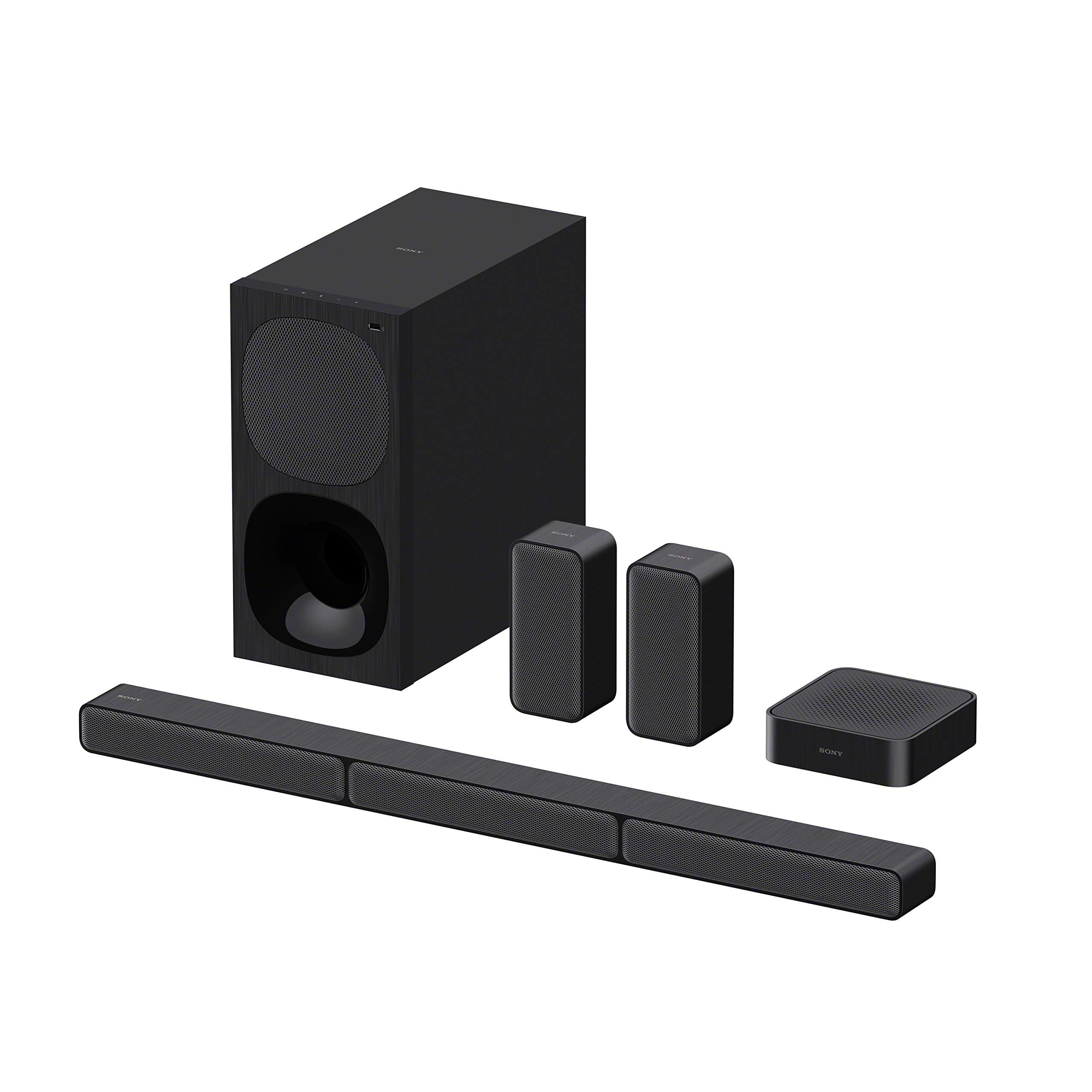 Sony HT-S40R 5.1ch 600W Soundbar for TV with Subwoofer and Wireless Rear Speakers with Bluetooth product image