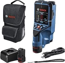 D-tect 200 C Wall Scanner, 2 x 12 V Batteries, for Locating (Non-)Live Cables, Metal, Plastic… product image