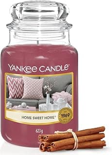 Scented Candle, Home Sweet Home, Burn Time up to 150 Hours, Large Candle in Glass product image