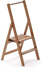 Arredamenti Italia Kimora 2 Step Ladder, Cherry Wood, Brown, One Size product image