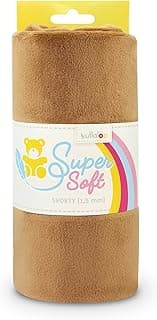 Minky Fabric kullaloo Super Soft Shorty Plush Sewing Fabric - 1.5mm Pile Length (Brown) product image