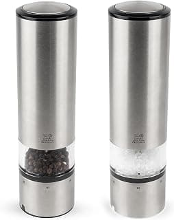 Peugeot P2/27162 Duo Elis Sense Salt and Pepper Electric Mill Gift Set, 20 cm, Stainless Steel product image