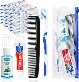 10 sets Travel Dental Kit, Dental Care Kit, Travel Toothbrush Set with… product image