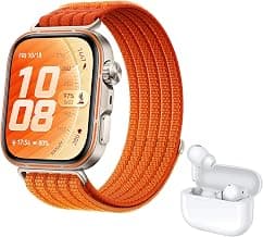 WATCH FIT 5 Pro Smart Watch Orange + FreeBuds SE 4 ANC White | GPS, ECG, 1.92" AMOLED FullView… product image