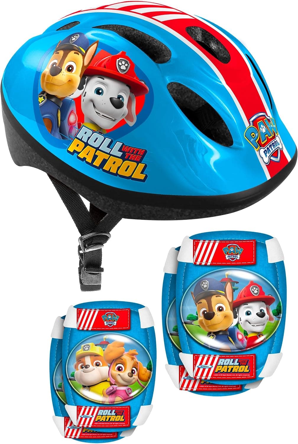 Helm mit einstellbaren Tailleneinstellungen + ELLBOGEN und KNIESCHÜTZER PAW Patrol product image