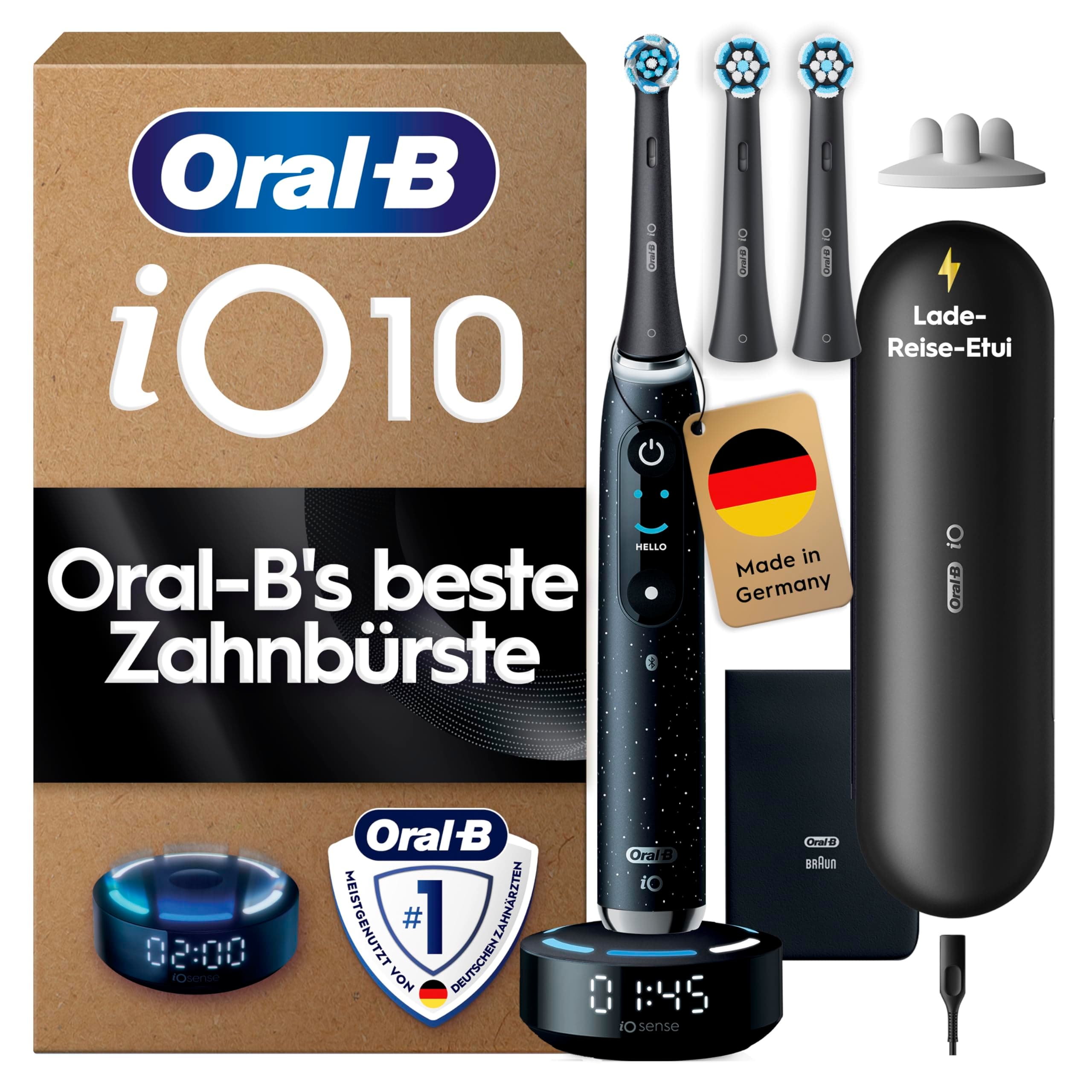 Oral-B Spazzolino Elettrico iO 10, 3 Testine di Ricambio per Spazzolino Elettrico Ricaricabile… product image
