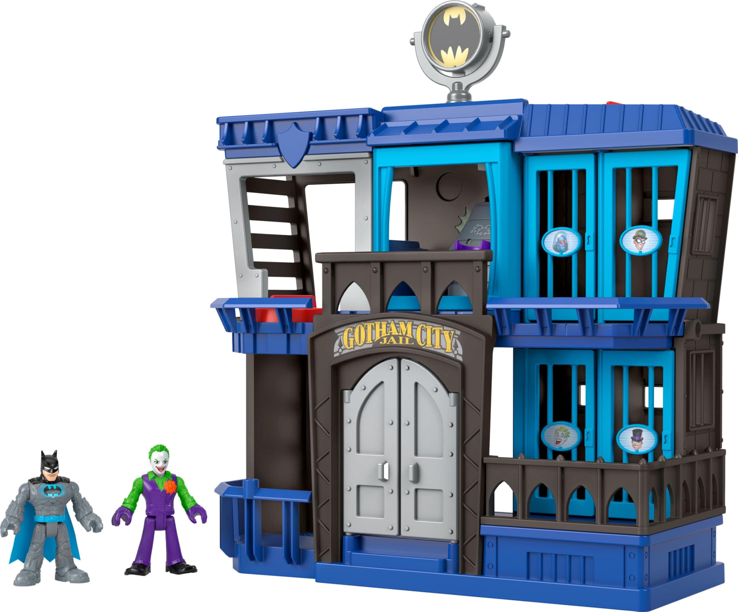 Fisher-Price Imaginext HHP81 - DC Super Friends Gotham City Gefängnis wiederaufladbar,… product image