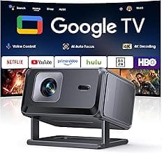 【Built-in Google TV】Smart 4K Projector for Home Cinema, Native 1080P Portable Short-Throw… product image