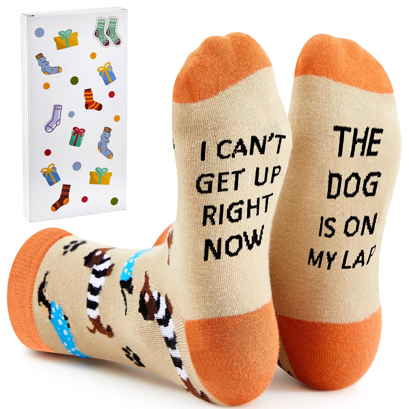 Jadive Funny Sausage Dog Sock Dachshund Gifts for Dog Lovers Walker Gifts Women Men Mum Dad… product image