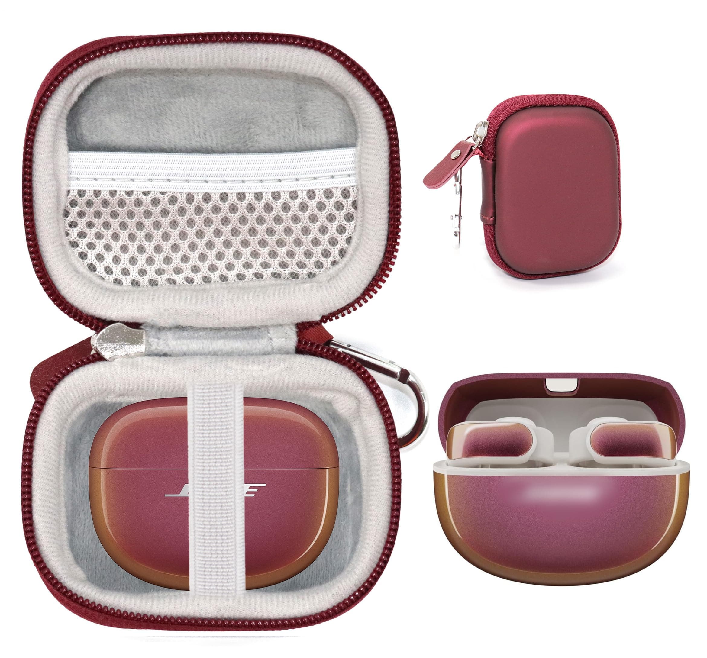 CaseSack Case for Bose Ultra Open Bluetooth Earbuds (Wine) product image