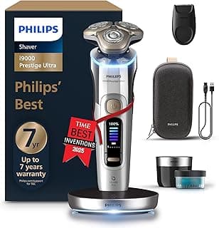 Philips elektrischer Rasierer i9000 Prestige Ultra, Nass- und Trockenrasierer für Herren,… product image