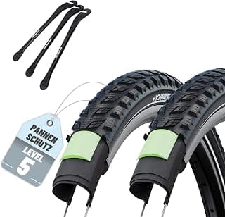 Set of 2 Schwalbe Marathon 365 Bicycle Tyres 28 Inch (Various ETRTO: 40/47/50/55-622) + AV,… product image
