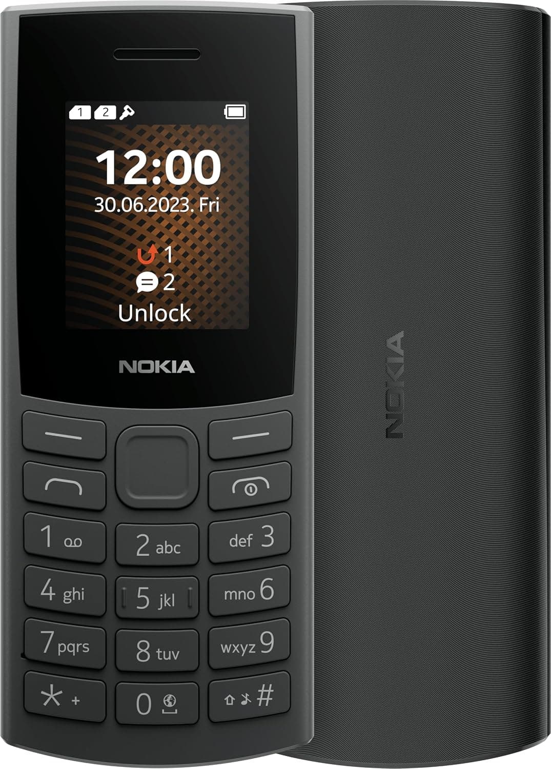 Nokia 105 4G Edition (2023) Dual SIM Phone, 1.8" Display, 1450mAh Battery, 48MB RAM, 128MB… product image