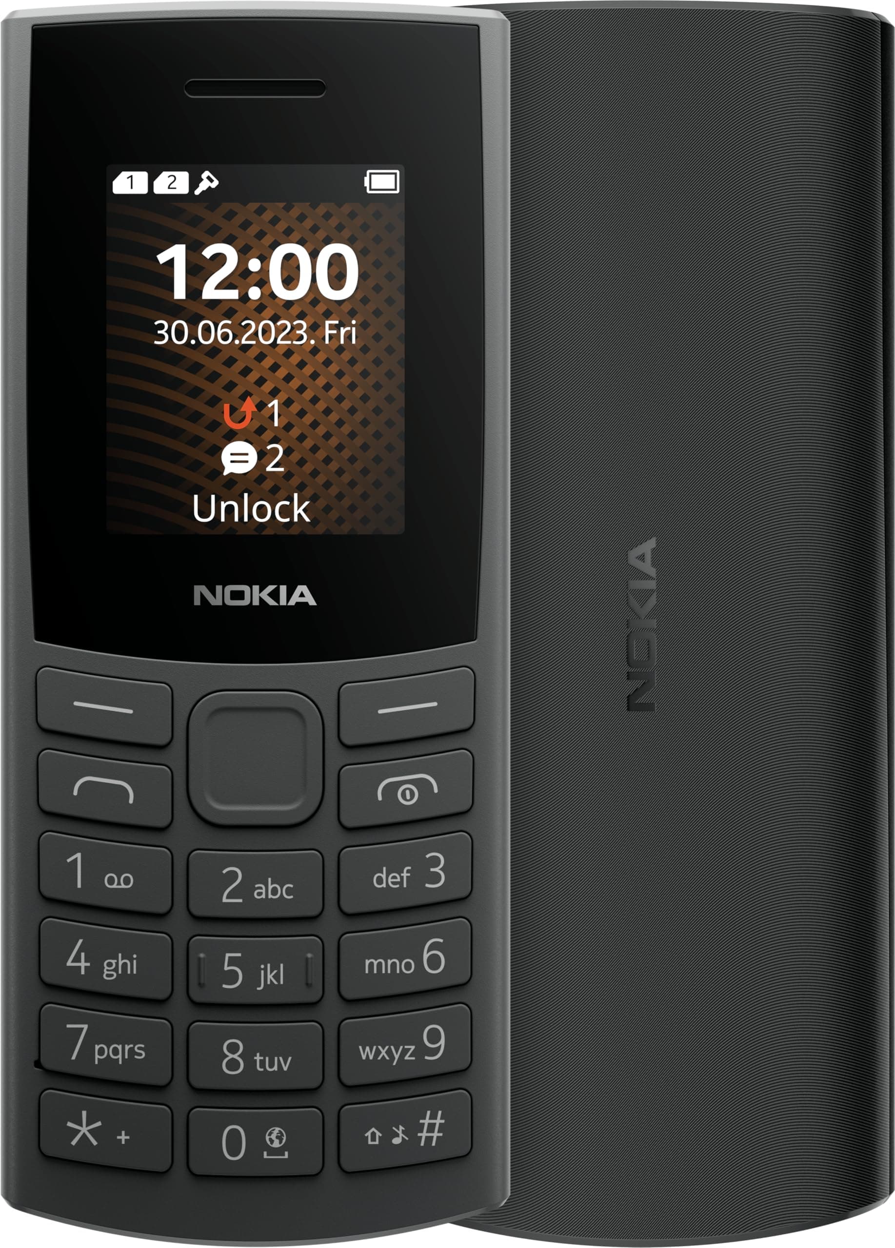 Nokia 105 4G Edition (2023) Dual SIM Phone, 1.8" Display, 1450mAh Battery, 48MB RAM, 128MB… product image