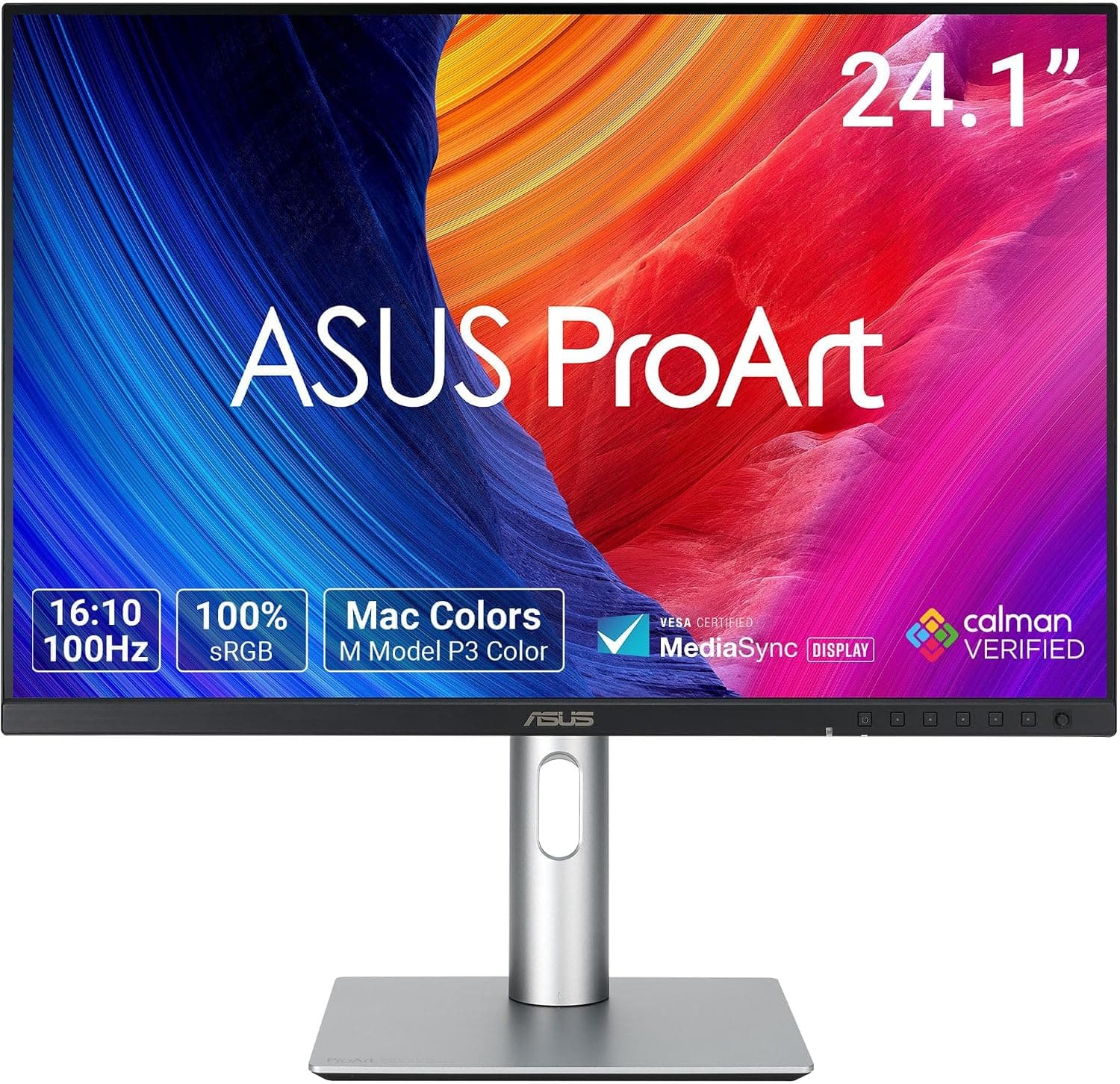ASUS ProArt Display 24” 16:10 Professional Monitor (PA248QFV) – IPS, WUXGA (1920 x 1200), 100%… product image