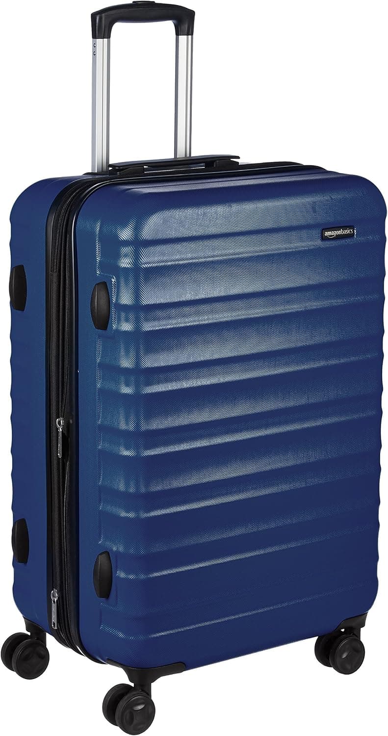 Amazon Basics Medium Hard Suitcase - Expandable ABS Luggage with 4 Double Swivel Wheels -… product image