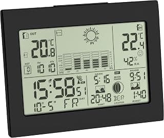 Horizon 35.1155.01 Wireless Weather Station with Outdoor Sensor, Radio-Controlled Weather… product image