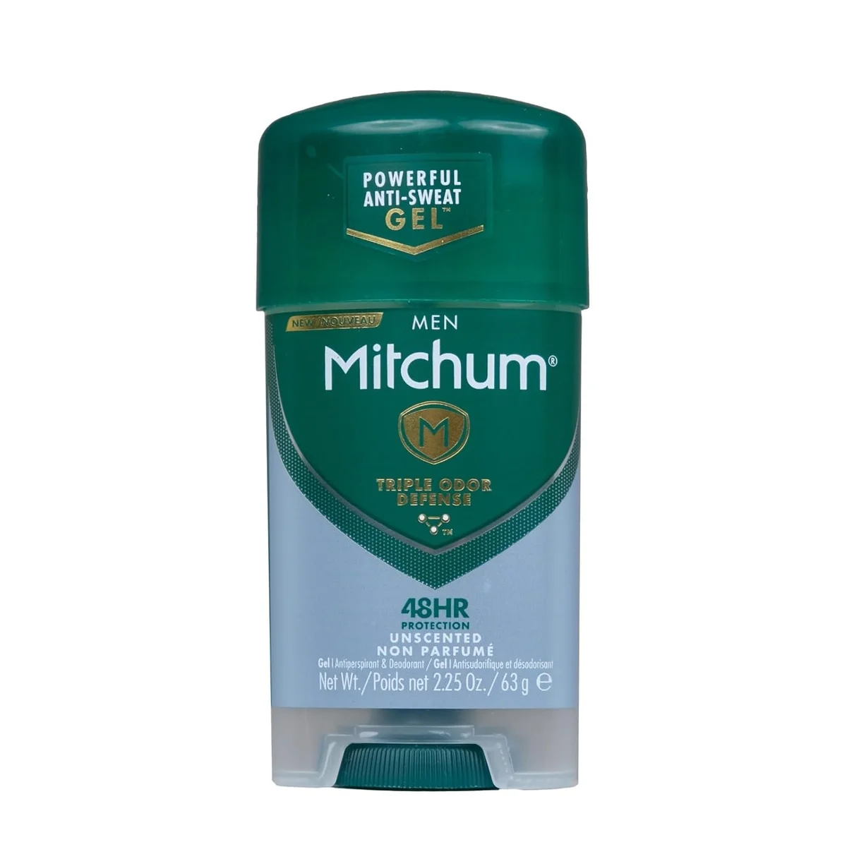 Mitchum Deodorant Mens Gel Unsncented 2.25oz product image on Haggl