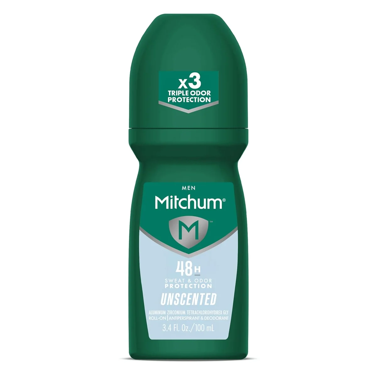 Mitchum Roll-On Antiperspirant and Deodorant for Men, Unscented, 3.4 Fluid Ounce product image on Haggl