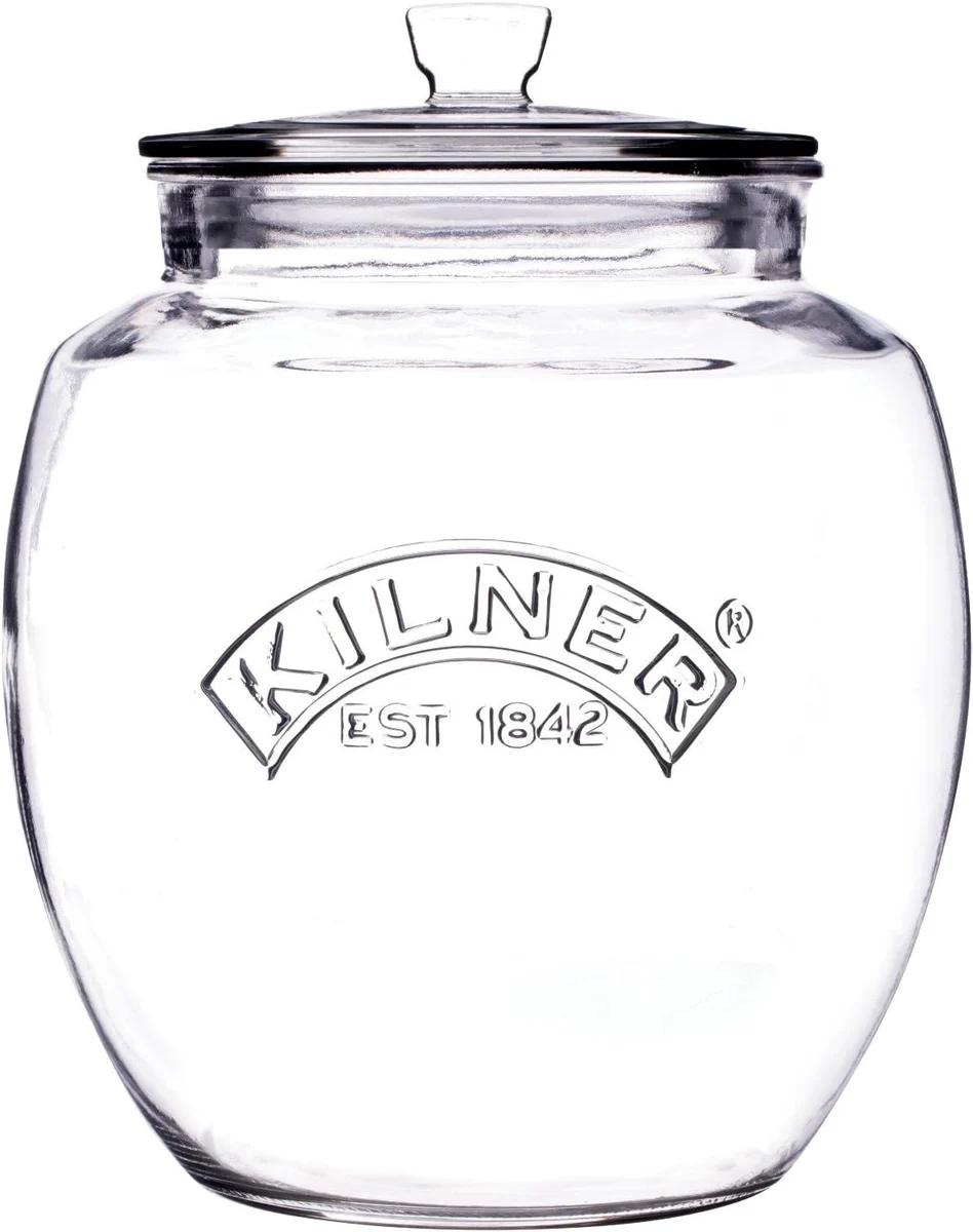 Kilner Universal Jar Push-Top Lid 2 Litre Glass Food Container with Silicone Seal Kitchen… product image on Haggl