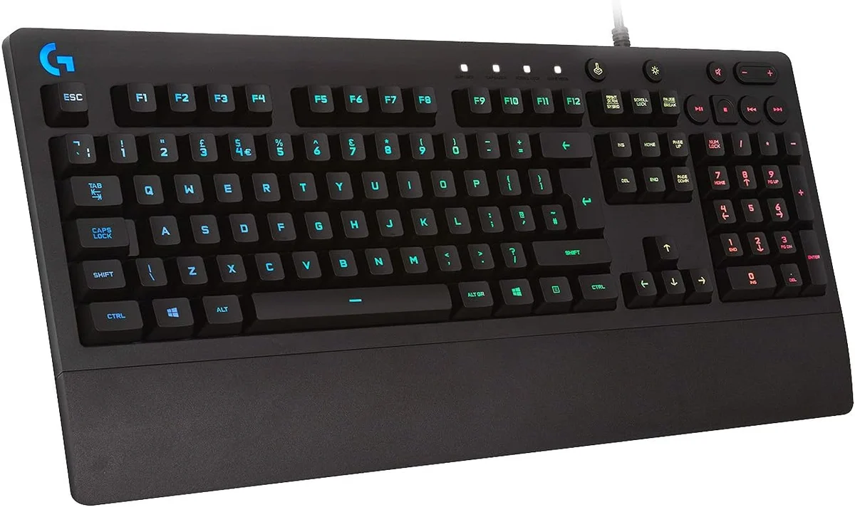 Logitech G213 Prodigy Gaming Keyboard, LIGHTSYNC RGB Backlit Keys, Spill-Resistant,… product image on Haggl