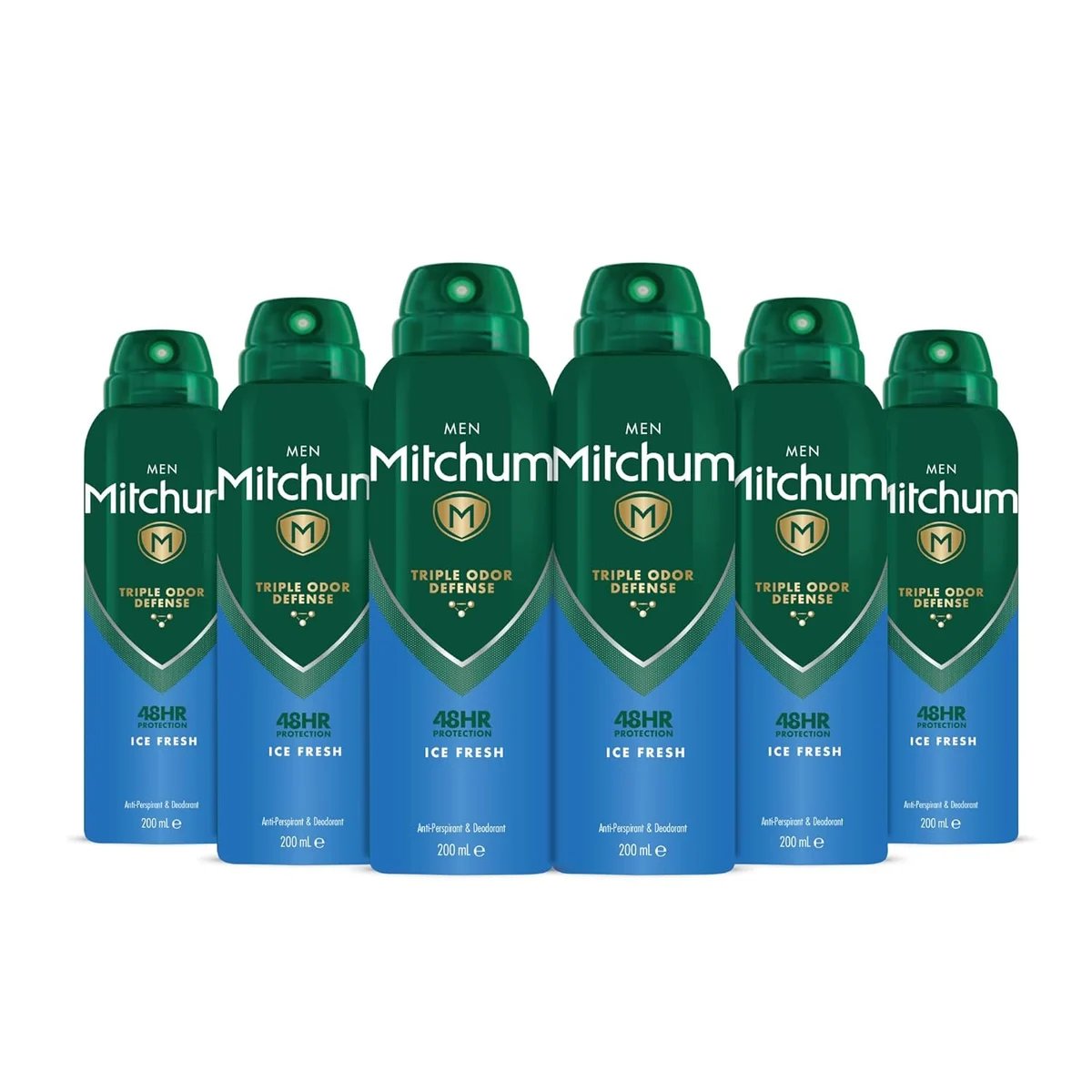 Mitchum Men Triple Odor Defense 48HR Protection Deodorant Spray & Antiperspirant (200ml) Ice… product image on Haggl