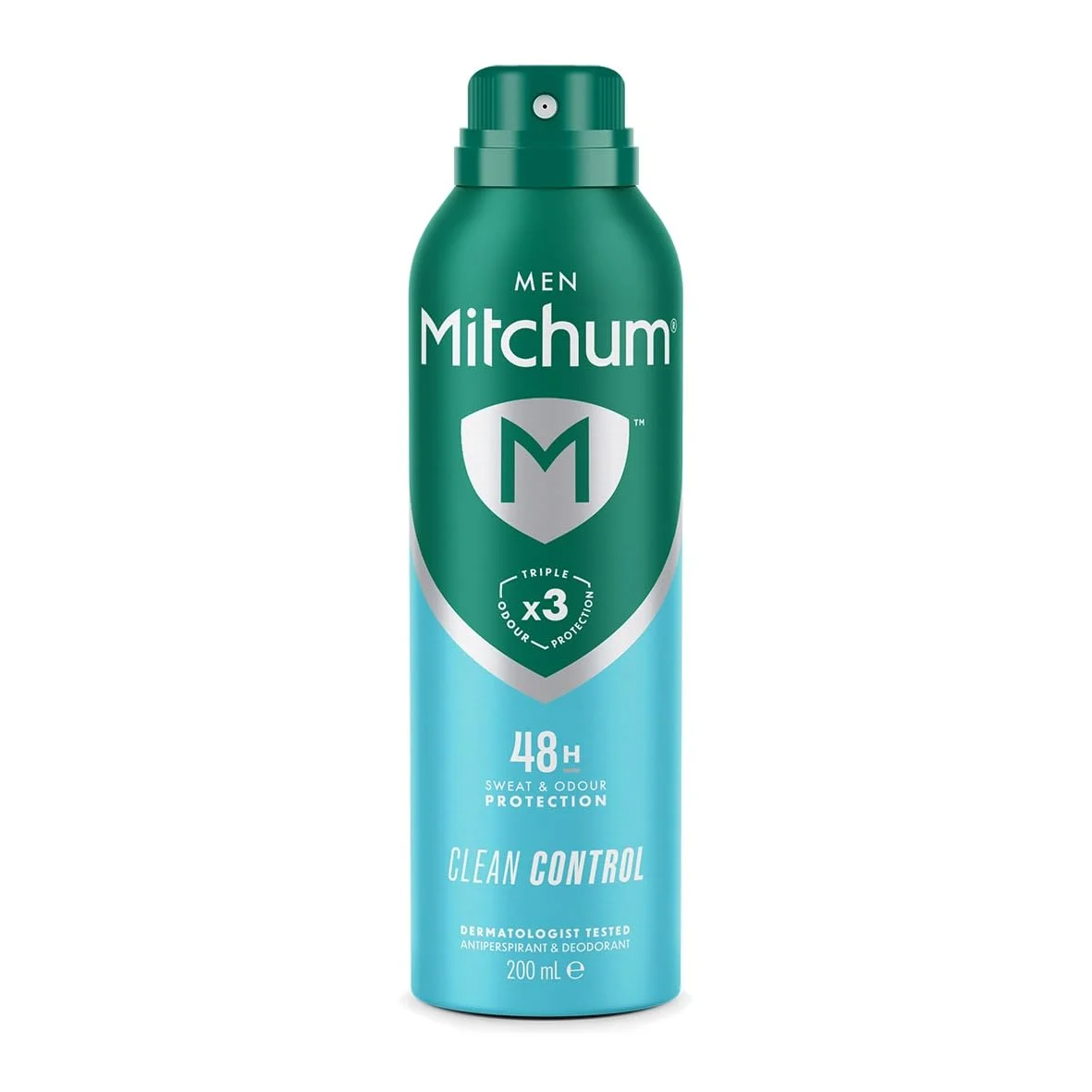 Mitchum Men Triple Odor Defense 48HR Protection Deospray & Antitranspirant (200 ml), Clean… product image on Haggl