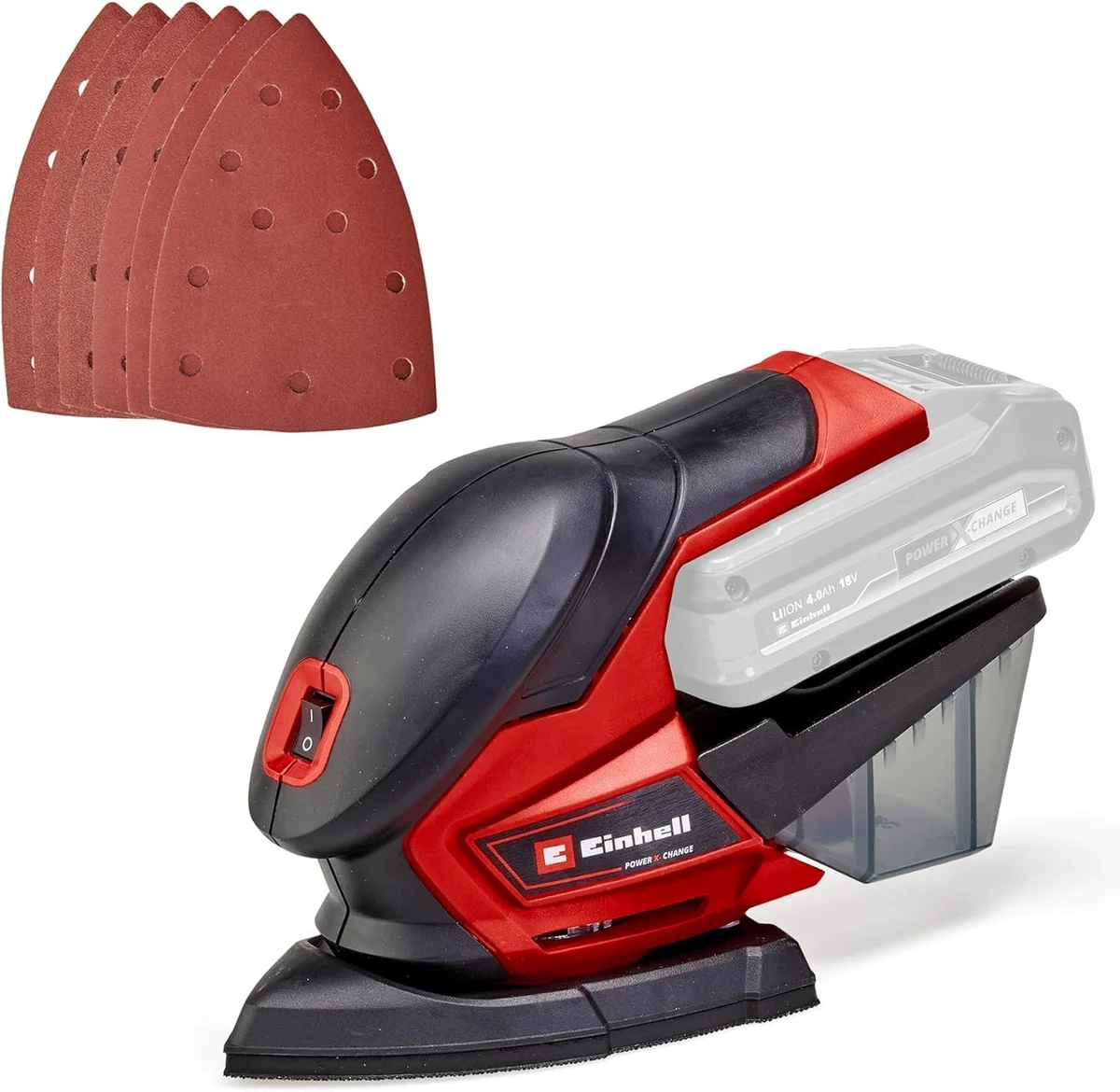 Einhell Cordless Detail Sander 18V Power X-Change. Hand-Held Sander, Electric Sander for Wood,… product image on Haggl